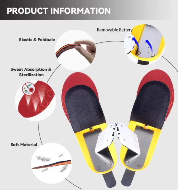 Rechargeable Heated Insoles