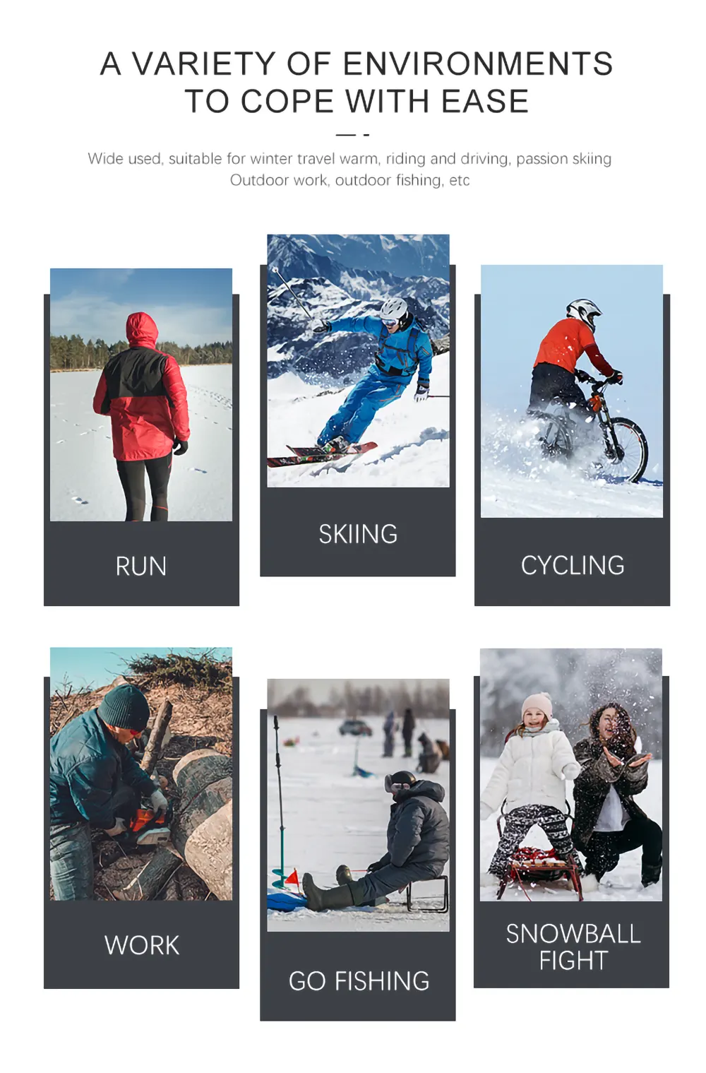 Heated apparel manufacturing wide used
