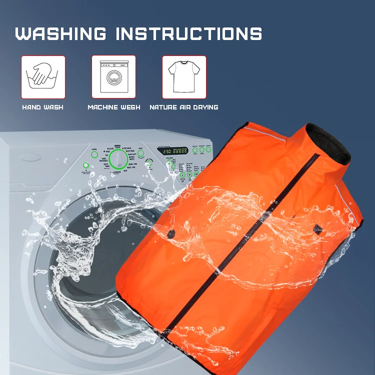 Heated vest for construction - reflective battery heated vest OEM/ODM manufacturing by imissky factory